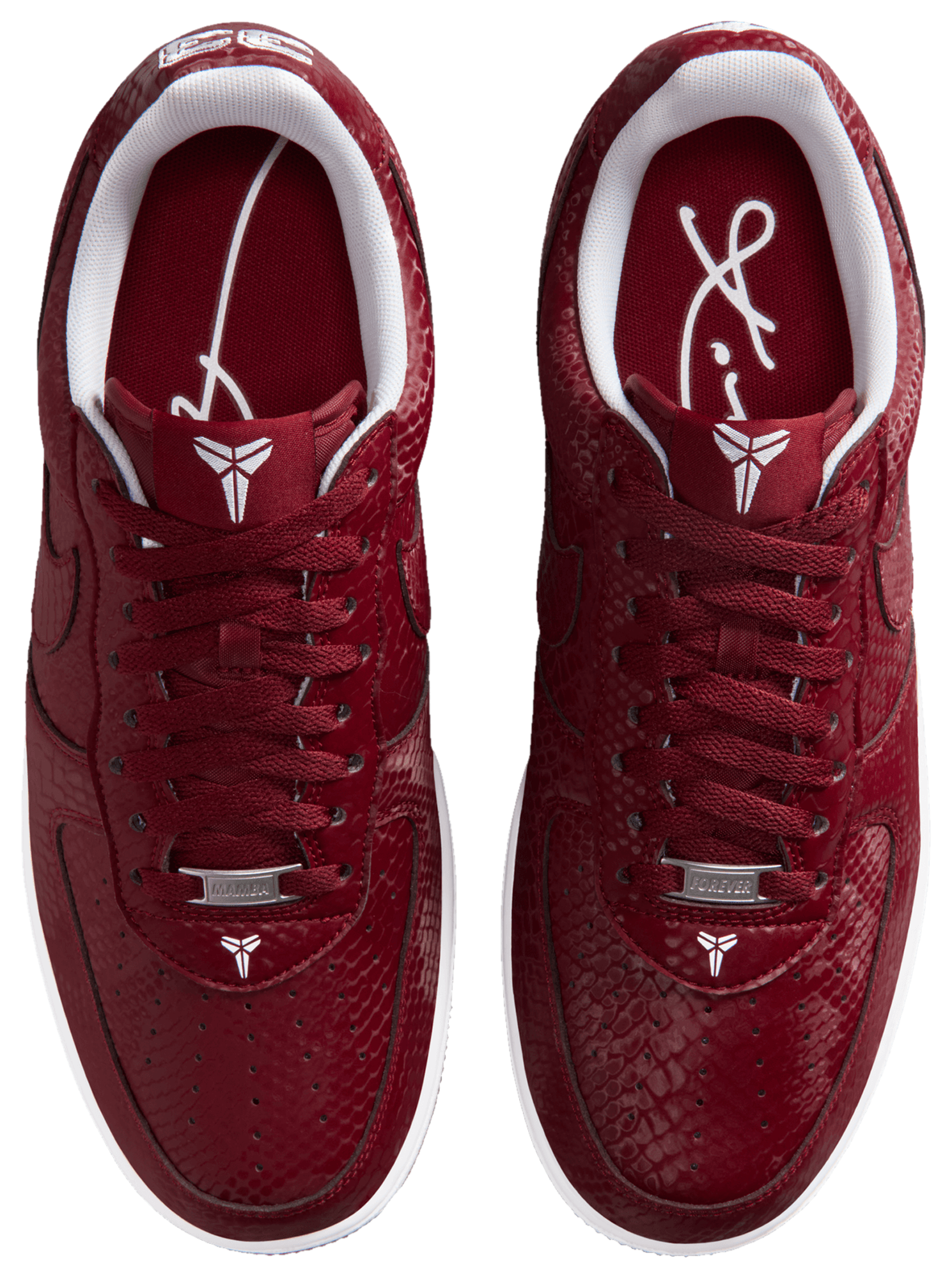Nike Kobe Air Force 1 Low - Team Red/White - Image 4