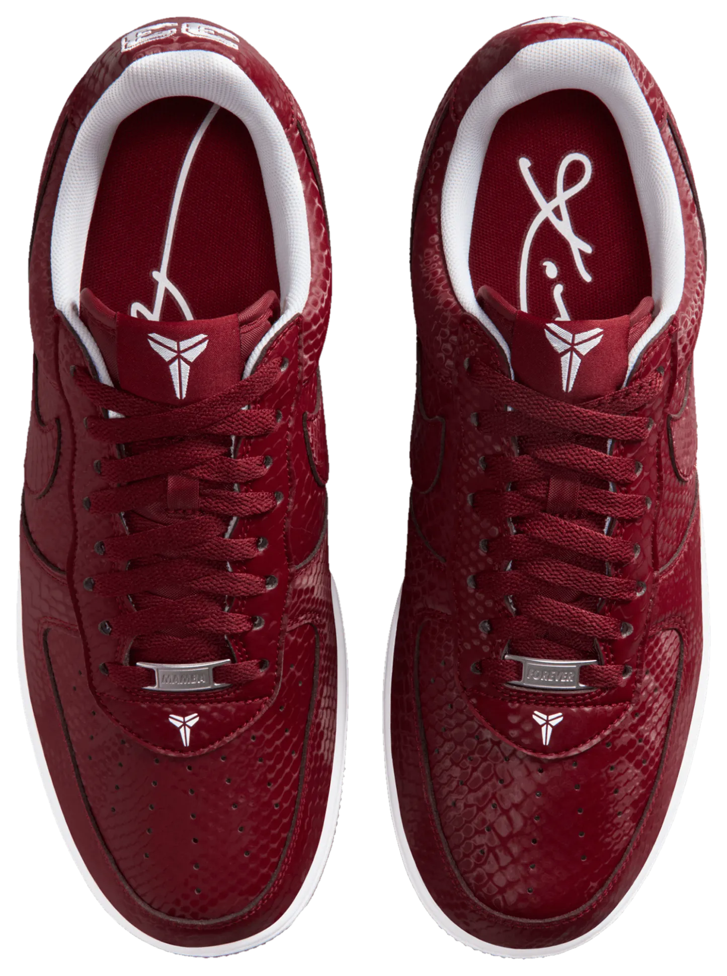 Nike Kobe Air Force 1 Low - Team Red/White - Image 4