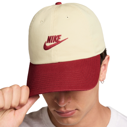 Nike Club H86 Adjustable Cap - Red/Beige - Image 4