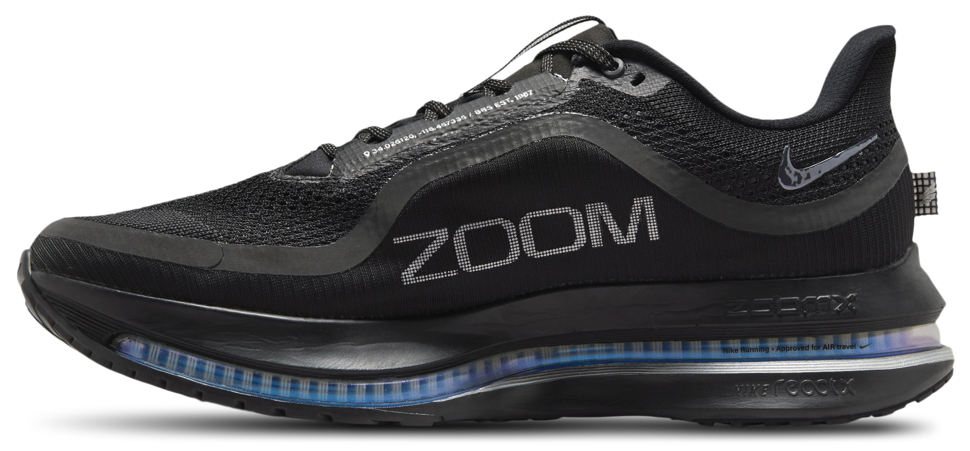 Nike Pegasus Premium - Black/Black/Metallic Silver - Image 2