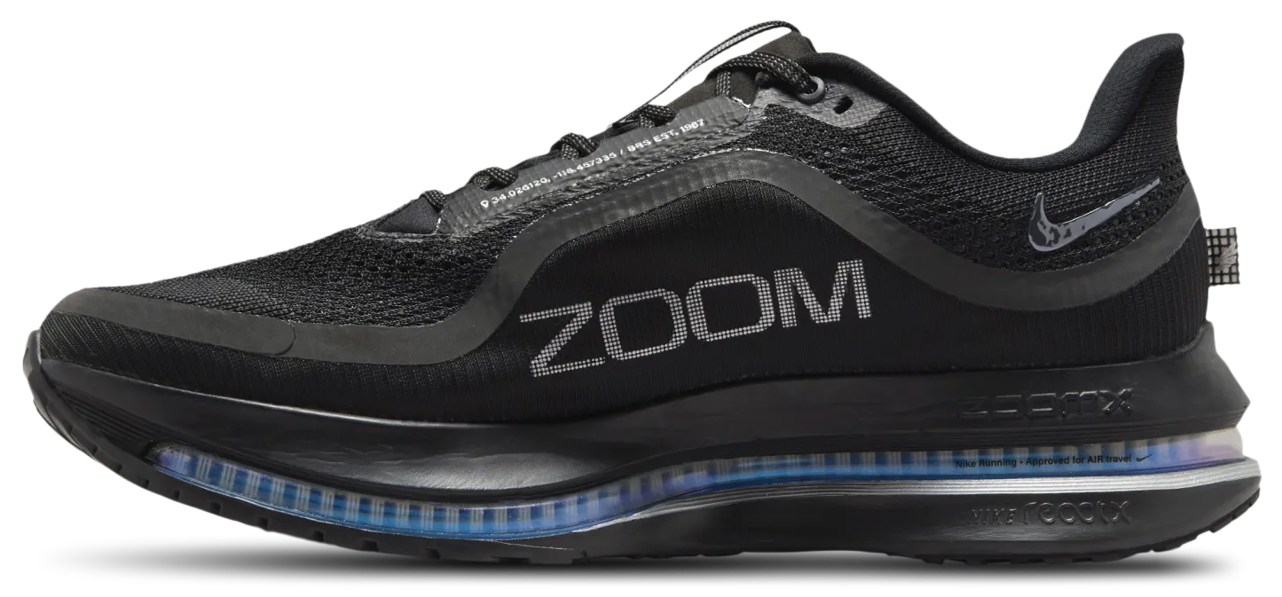Nike Pegasus Premium - Black/Black/Metallic Silver - Image 2