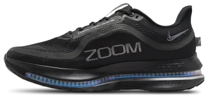 Nike Pegasus Premium - Black/Black/Metallic Silver - Image 2