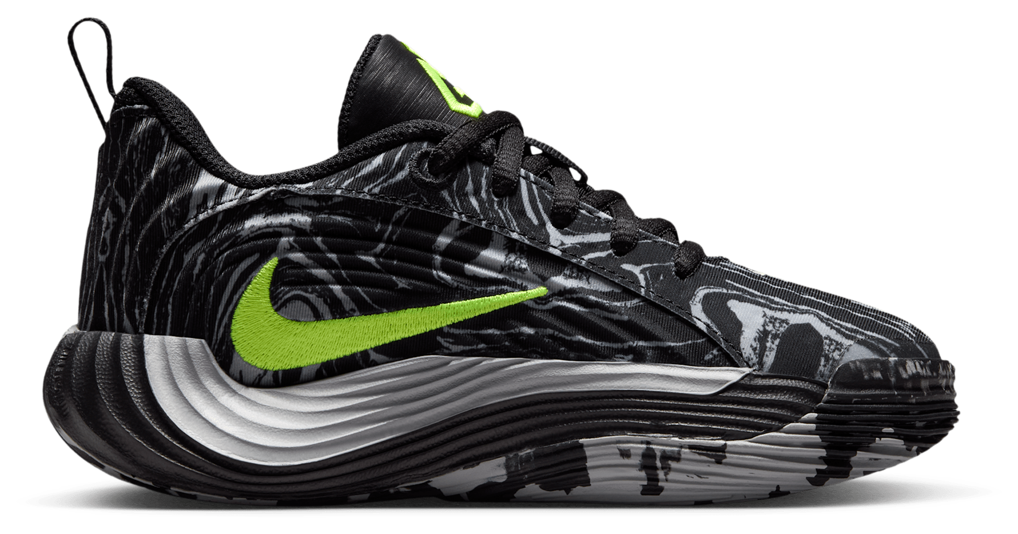 Nike Giannis Immortality 5 童款 - Black/Volt/Lt Smoke Grey - Image 1