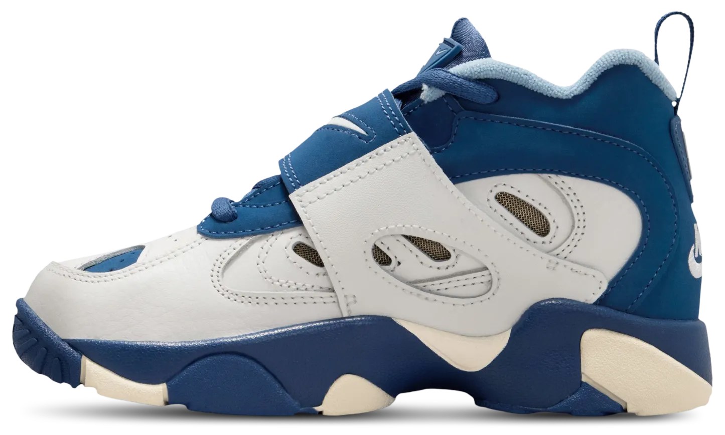 Nike Air Diamond Turf II 童款 - Sail/Mystic Navy/Blue Grey - Image 2