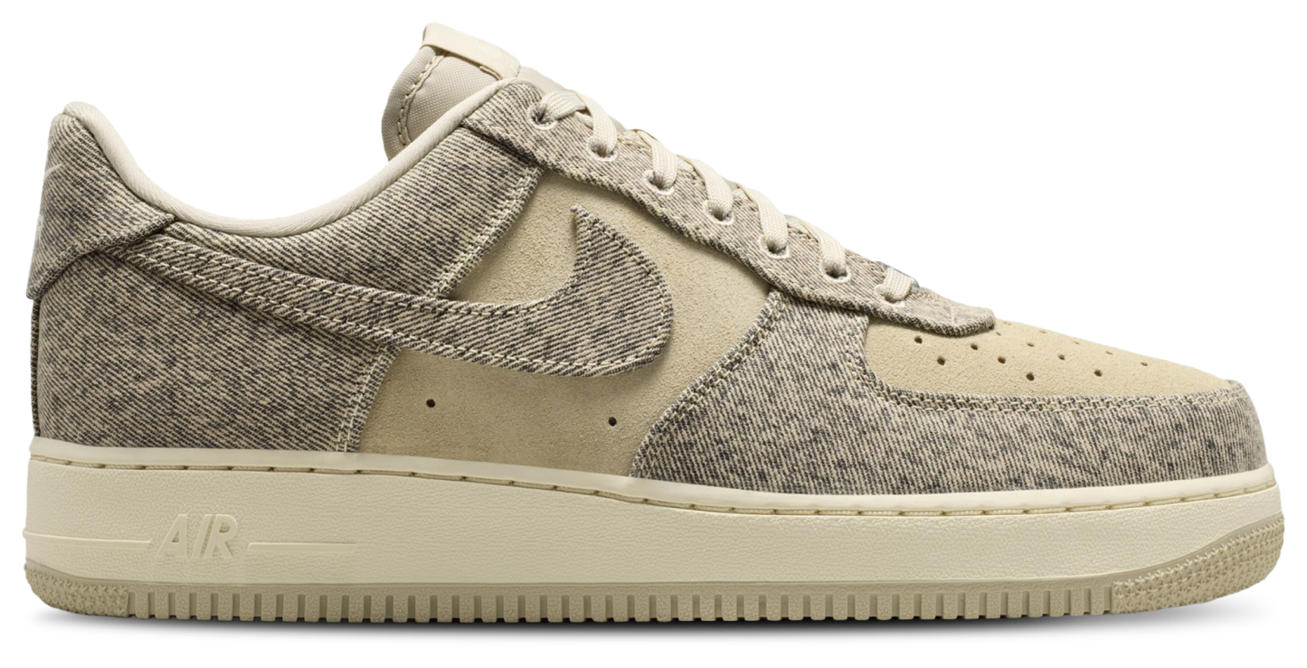 Nike Air Force 1 Low LE - Tan/Silver/Tan - Image 1