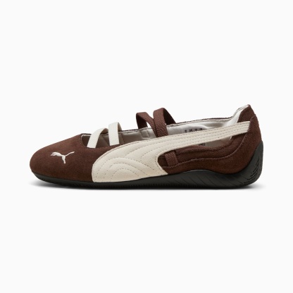 Speedcat Ballet Suede Big Kids' Sneakers - Chestnut Brown-Warm White - 1