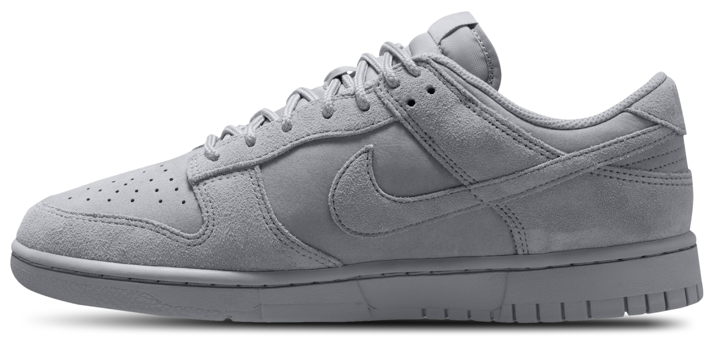 Nike Dunk Low Retro Se Nubuck - Wolf Grey/Wolf Grey - Image 2