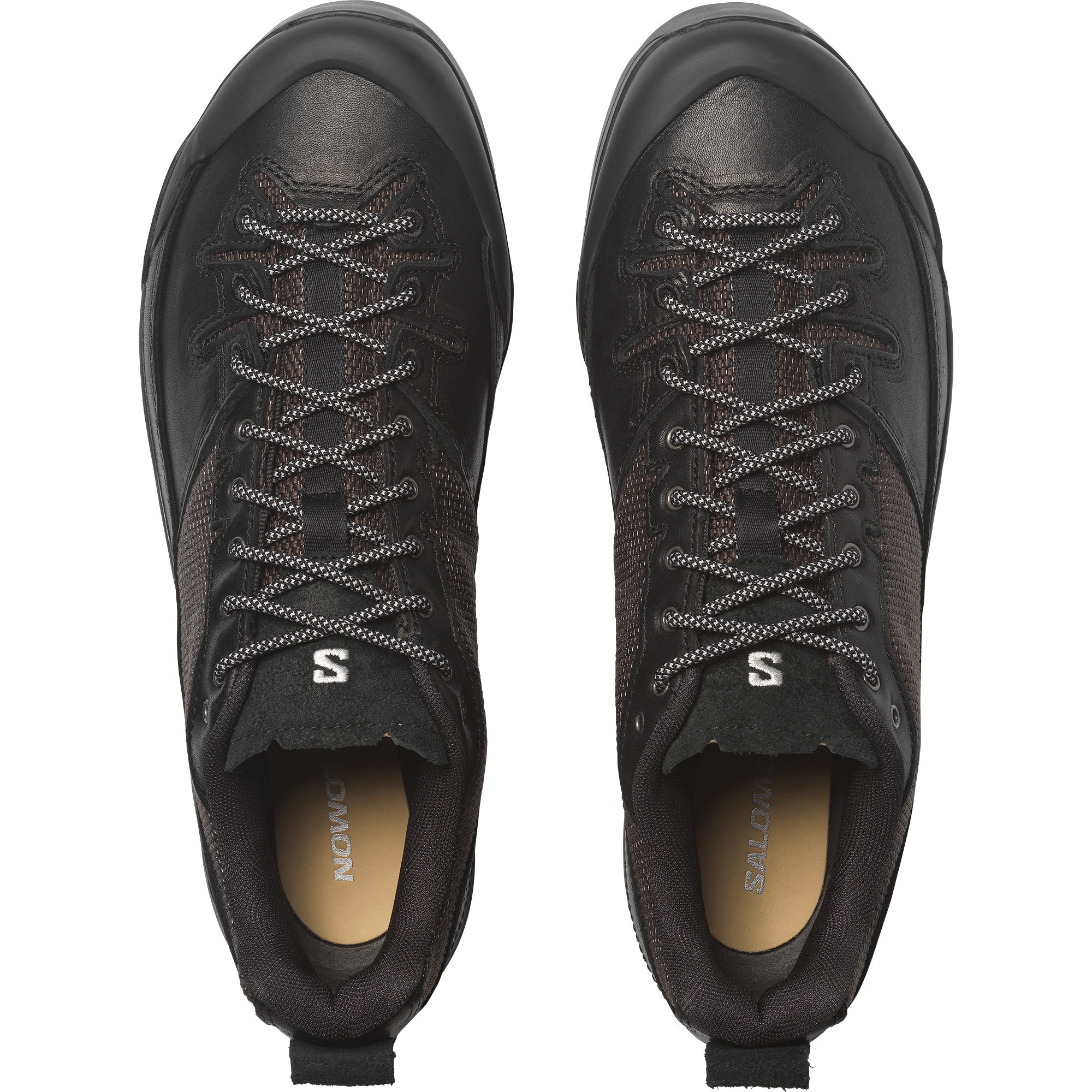 Salomon X-ALP ALPINE ECHOES - Black / Earth Brown / Vanilla Ice - View 4