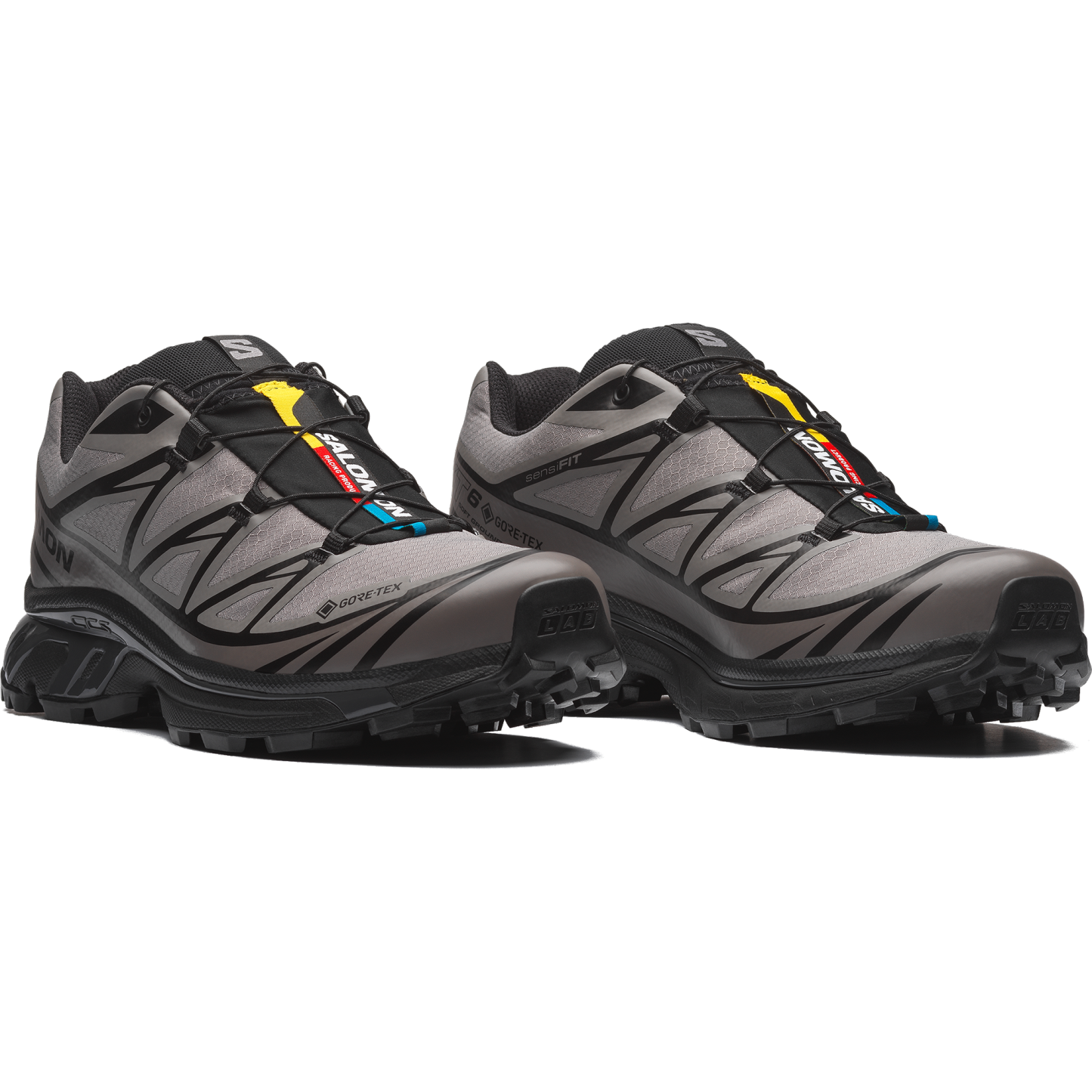 Salomon XT-6 GORE-TEX - Black / Cloudburst / Dark Gull Gray - View 3