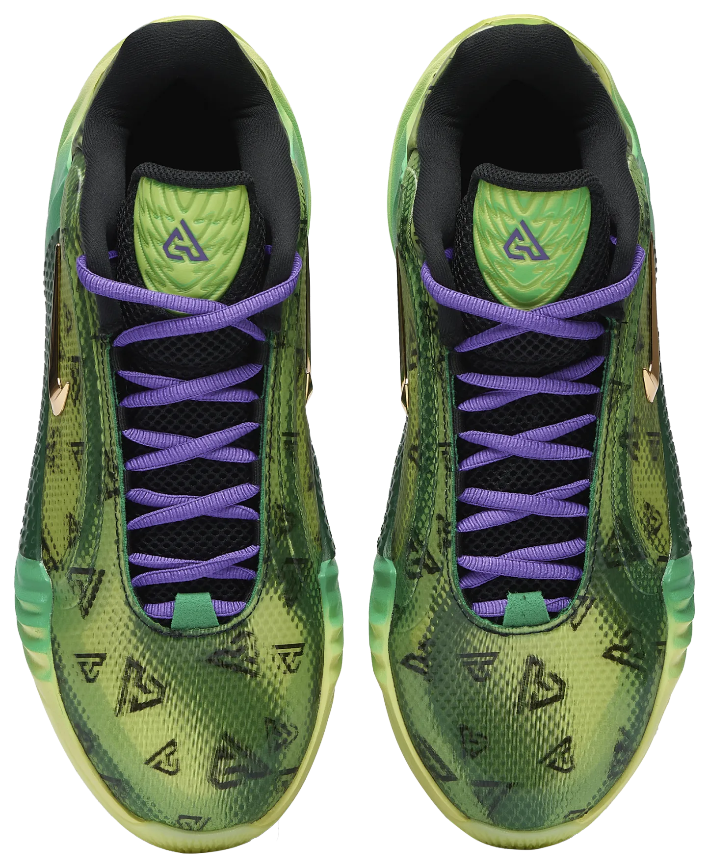 Nike Giannis Freak 8 - Green/Gold/Trick Question - Image 4