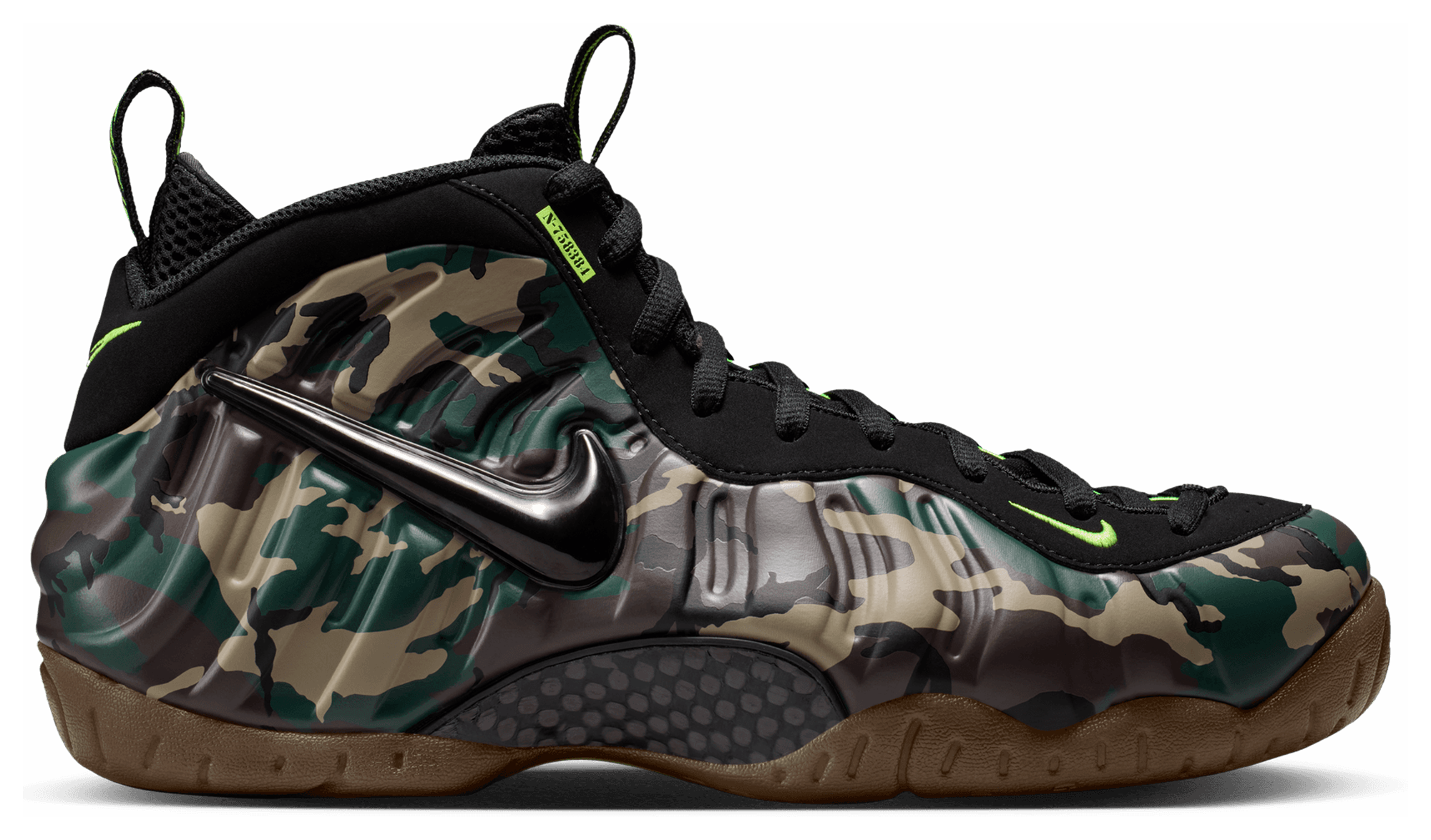 Nike Air Foamposite Pro - Black/Green - Image 1