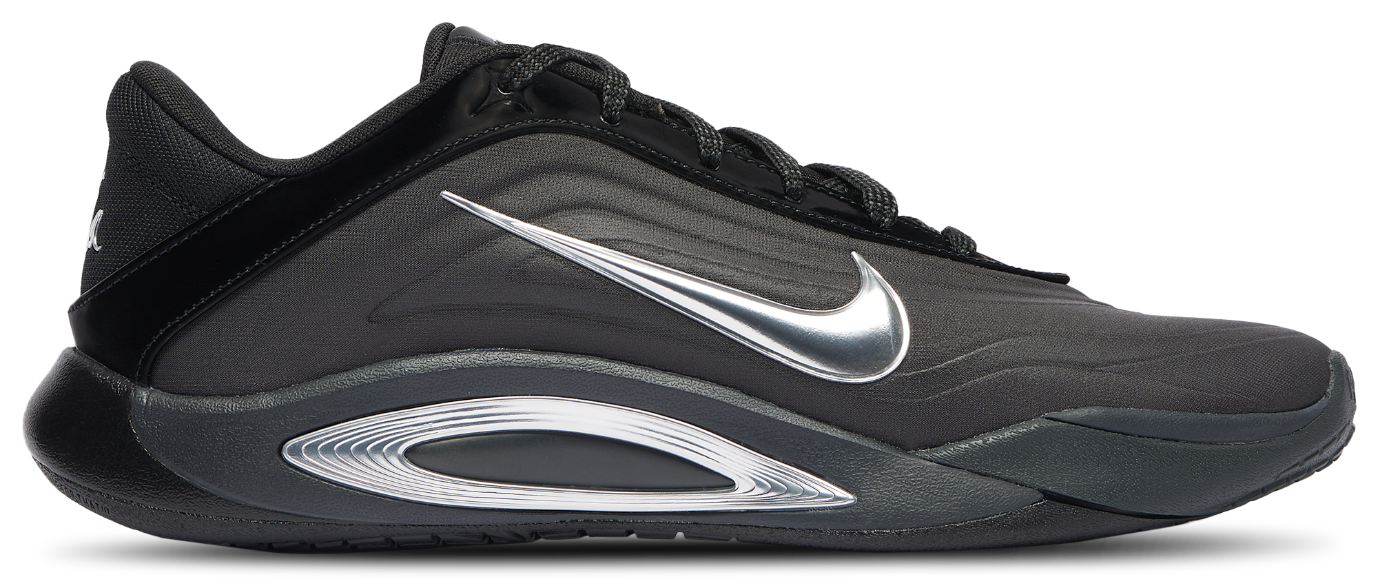Nike A'One - Black/Metallic Silver/Dark Smoke Grey - Image 1