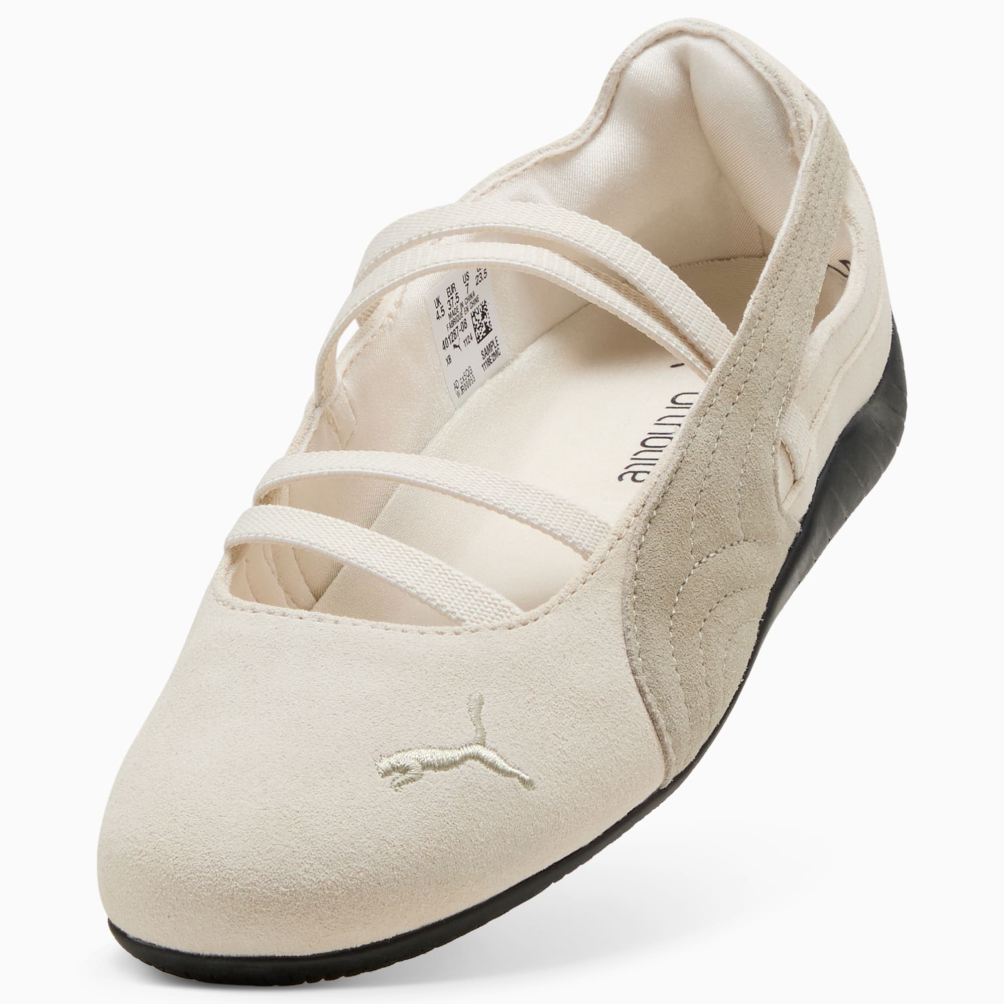 Speedcat Ballet Suede Women's Sneakers - Alpine Snow-PUMA Black - 8