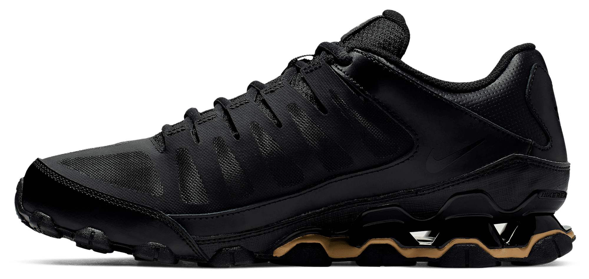 Nike REAX 8 TR Mesh - Black/Mtlc Gold/Black - Image 2
