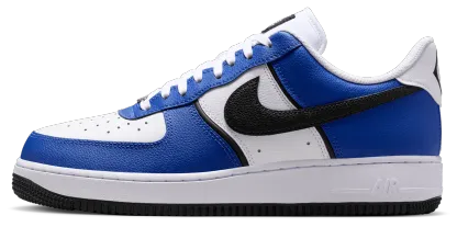 Nike Air Force 1 '07 LV8 - White/Black/Old Royal - Image 2