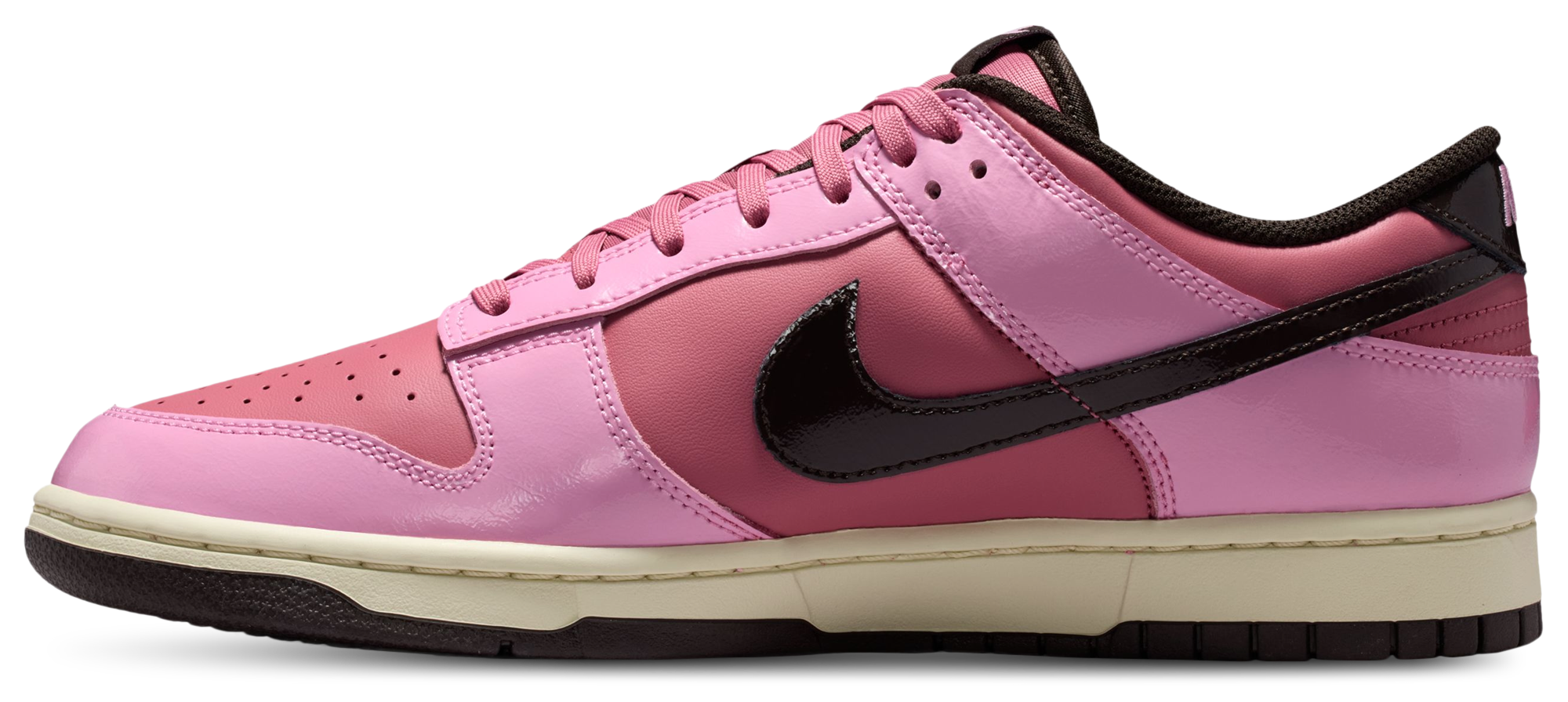 Nike Dunk Low - Brown/White/Pink - Image 2