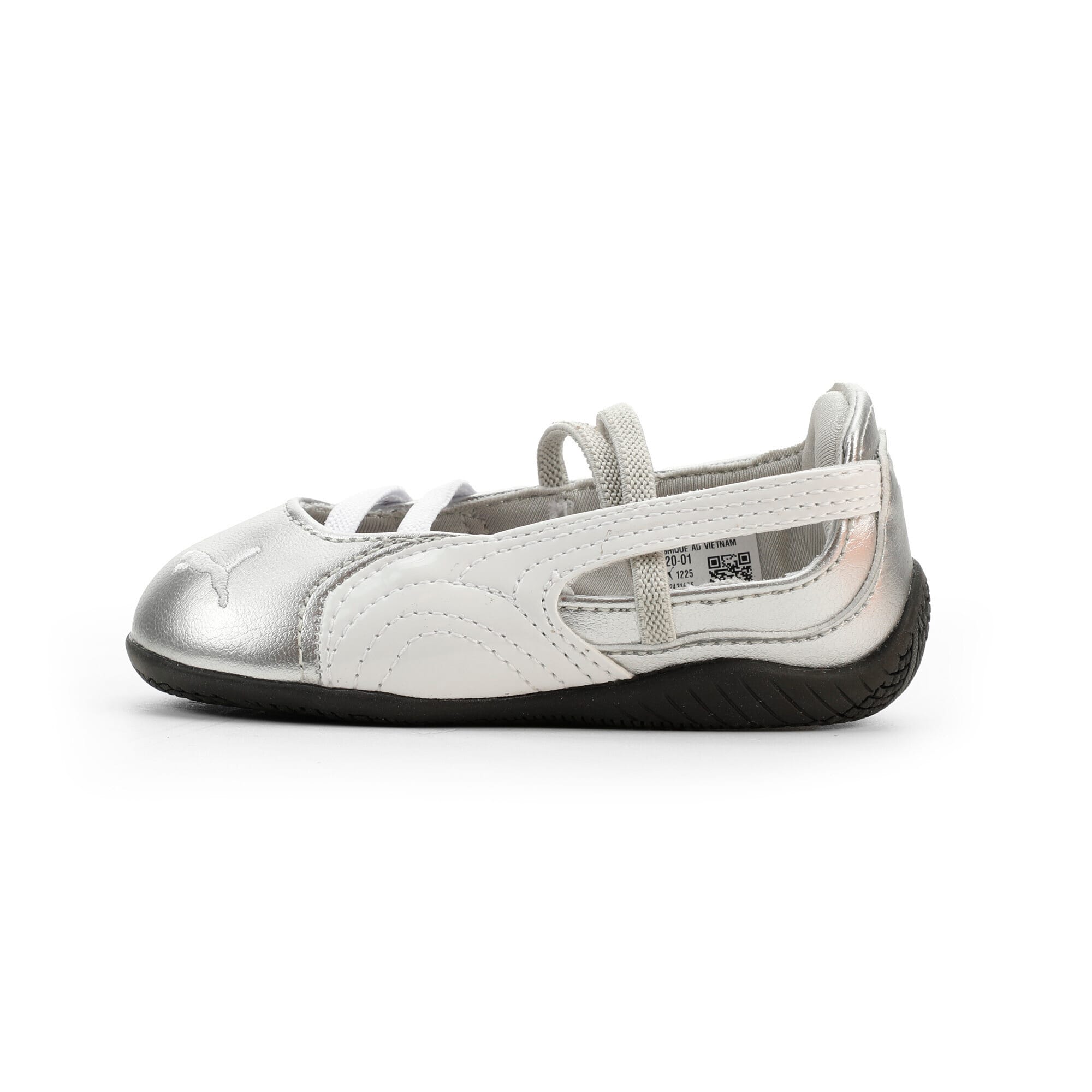 Speedcat Ballet Metallic Toddlers' Shoes - Ash Gray-PUMA White - 1