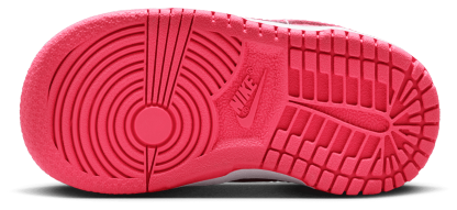 Nike Dunk Low 童款 - Laser Fuchsia/White - Image 5