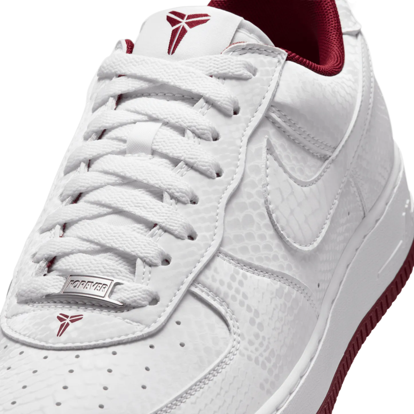 Nike Kobe Air Force 1 Low - Team Red/White - Image 7