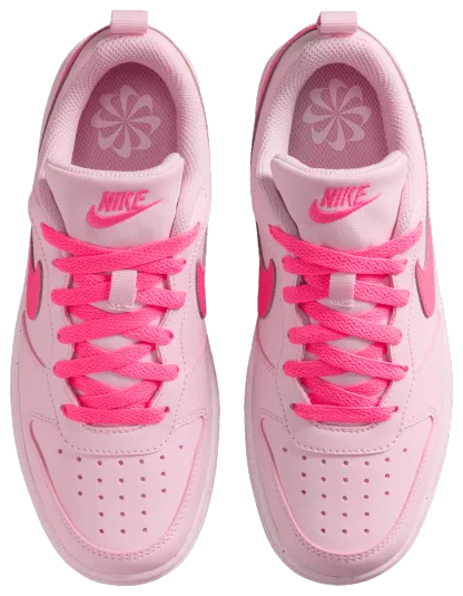 Nike Court Borough Low Recraft 童款 - Pink Foam/Hyper Pink/White - Image 4