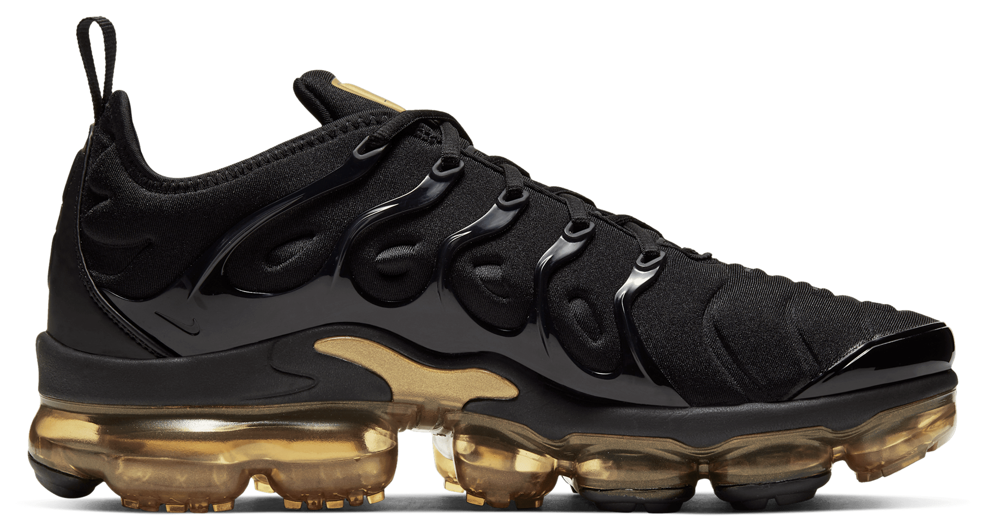 Nike Air Vapormax Plus - Black/Metallic Gold - Image 1