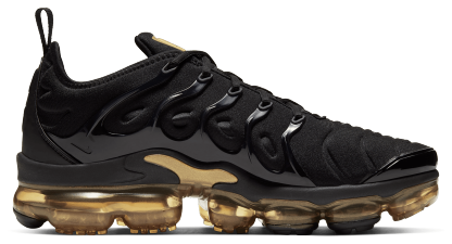 Nike Air Vapormax Plus - Black/Metallic Gold - Image 1