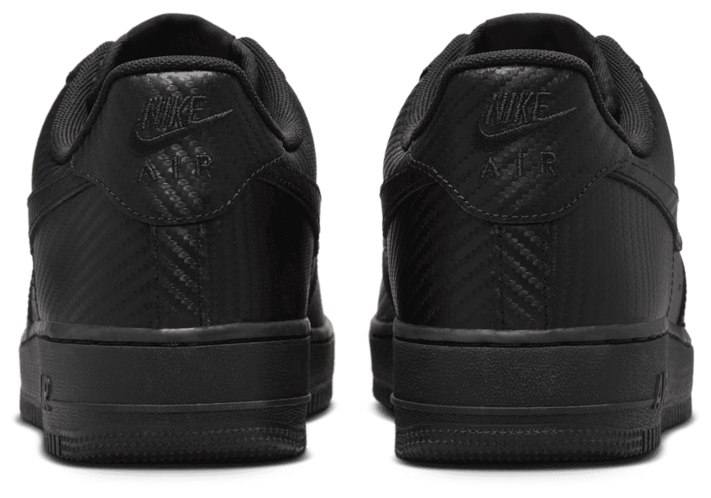Nike Air Force 1 07 TWT - Black/Black - Image 3