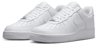 Nike Air Force 1 07 TWT - White/White - Image 6