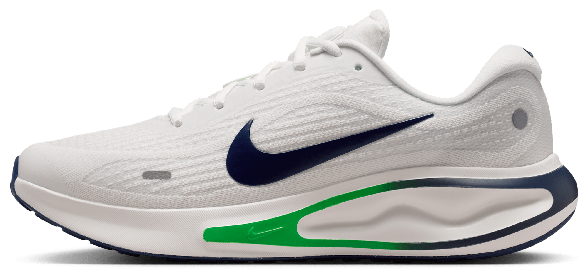 Nike Journey Run - Summit White/Midnight Navy/Green Spark - Image 2