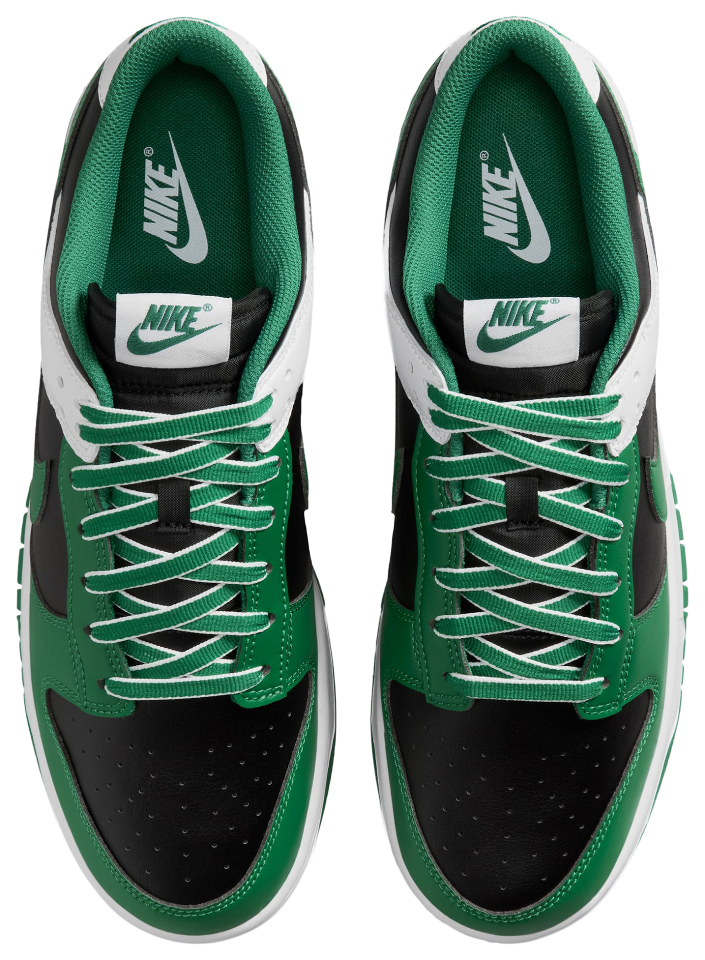 Nike Dunk Low Retro RIV - Black/Clover/White - Image 4