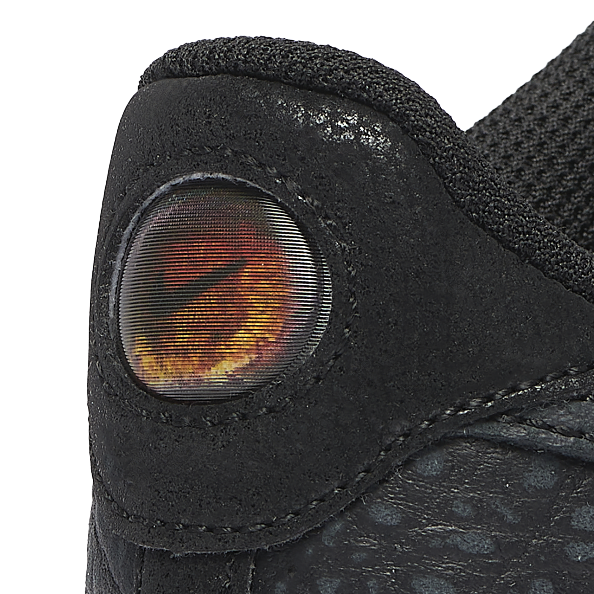 Nike Air Force 1 Low 童款 - Black/Grey/Red - Image 6