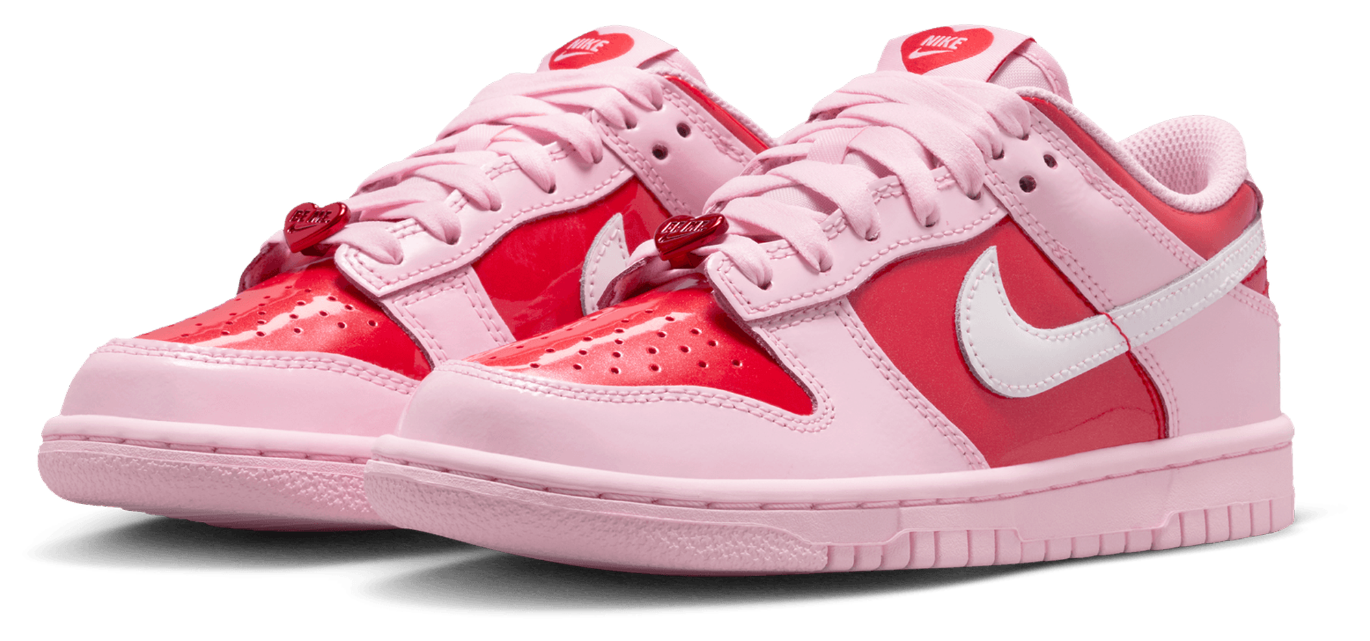 Nike Dunk Low Valentine's Day 童款 - Red/Pink Foam/Summit White - Image 6
