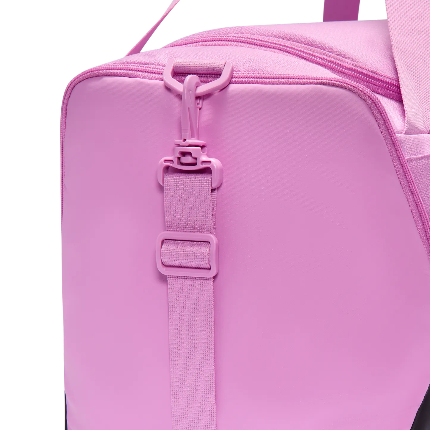 Nike Brasilia Small Duffel - Lt Magenta/Black/Black - Image 7