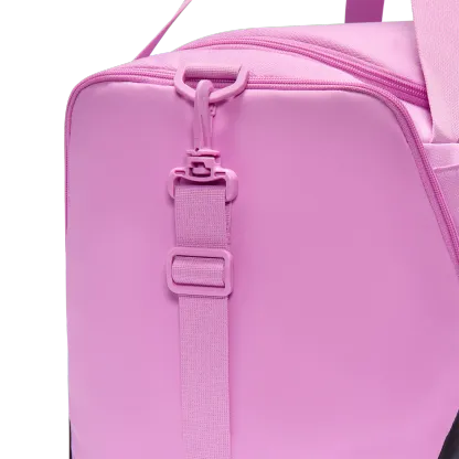 Nike Brasilia Small Duffel - Lt Magenta/Black/Black - Image 7