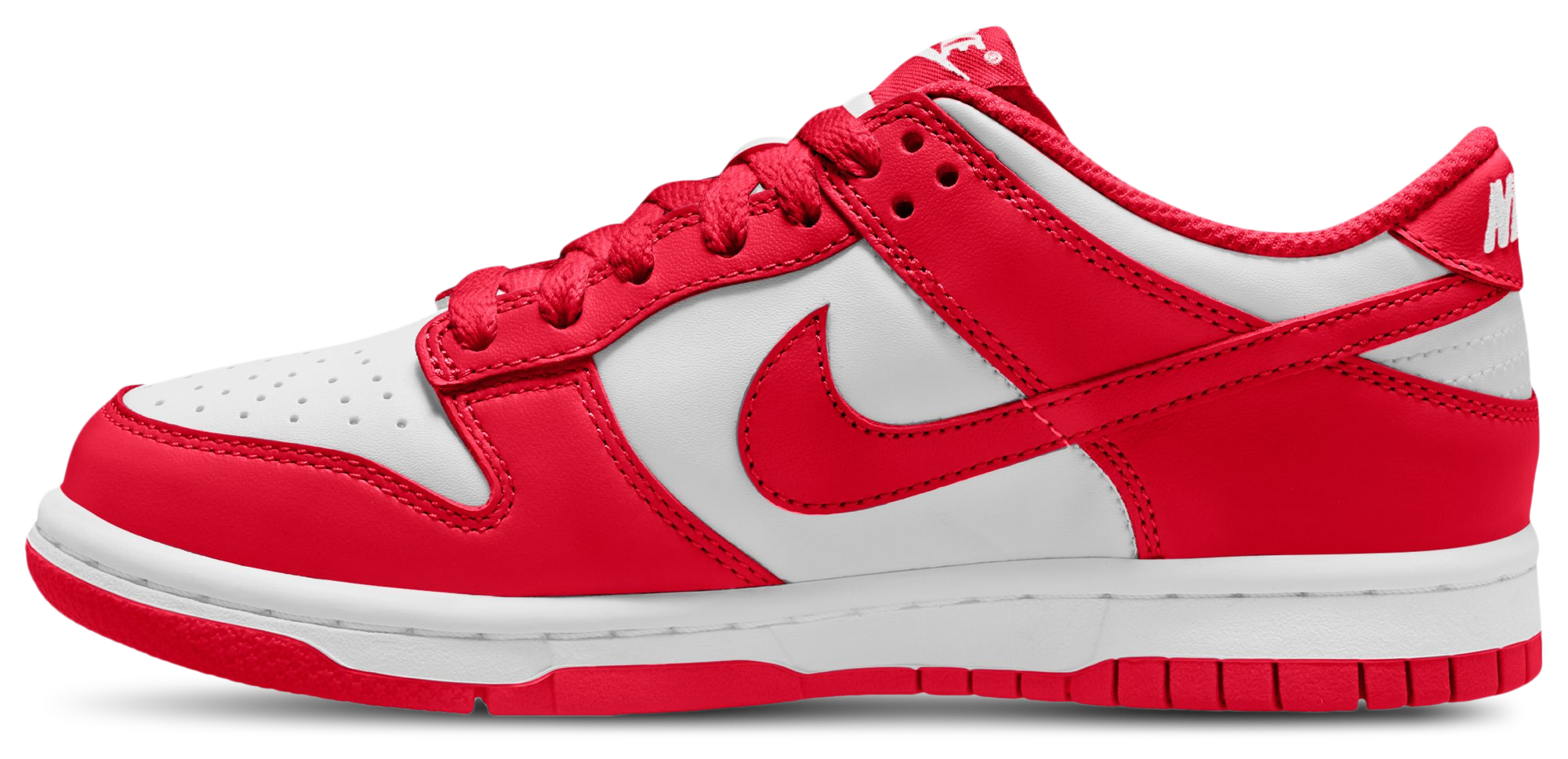 Nike Dunk Low - Kids - University Red/White - Image 2
