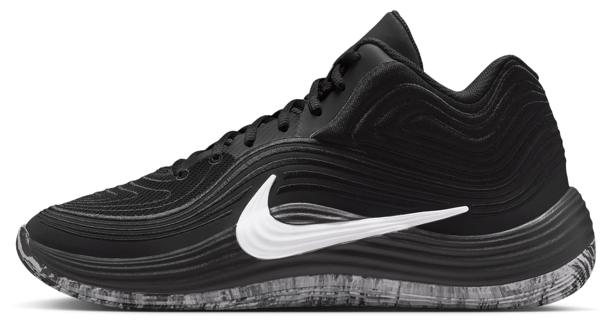 Nike Precision 8 Mid - Black/White/White - Image 2
