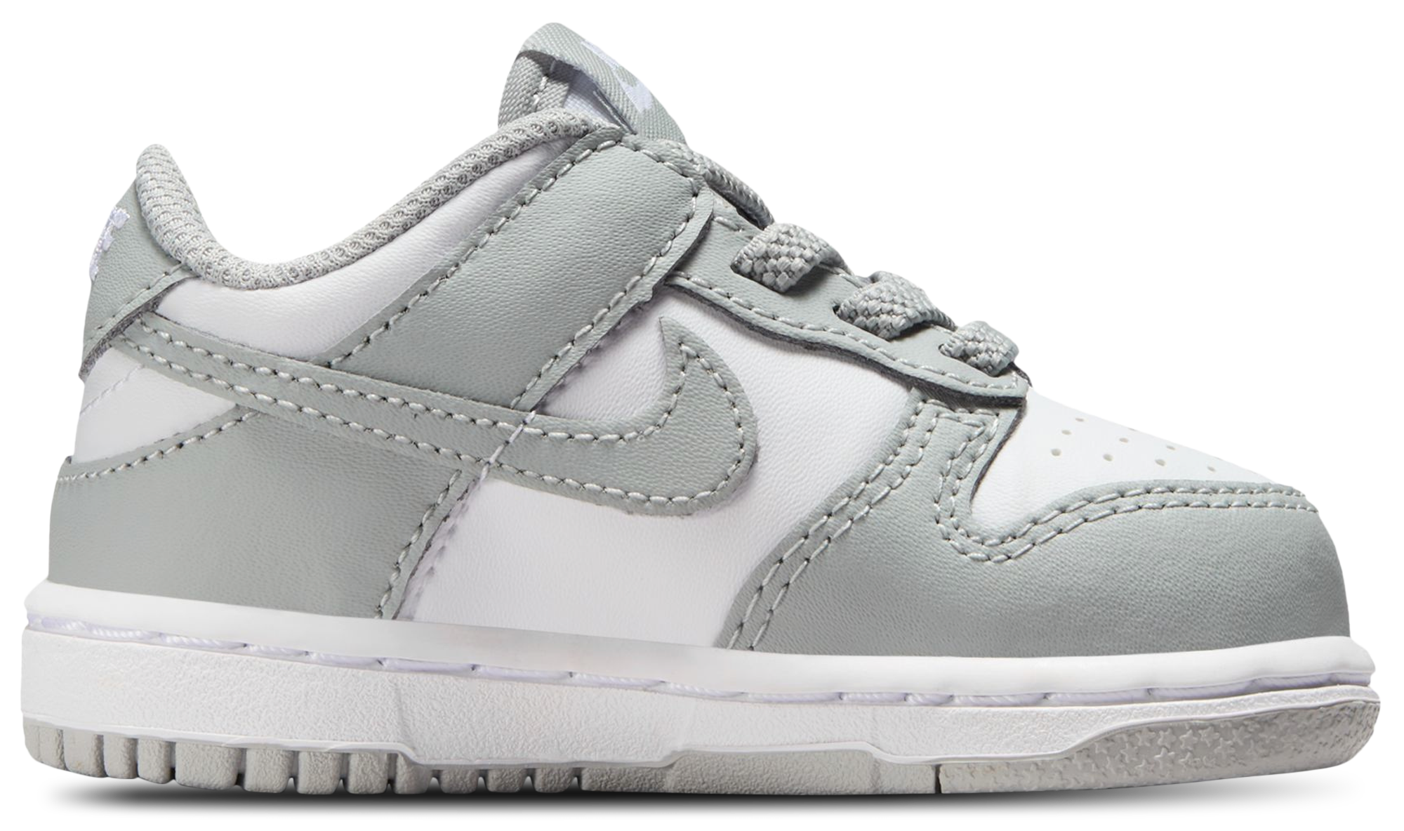 Nike Dunk Low 童款 - White/Light Smoke Grey/White - Image 1