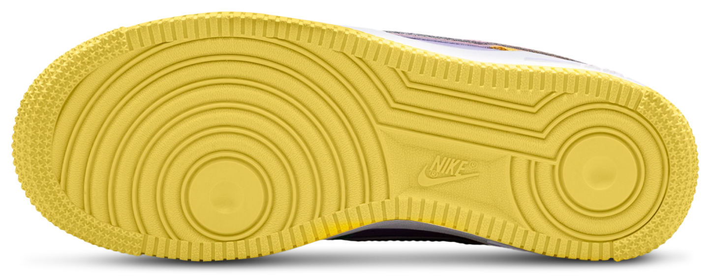 Nike Air Force 1 童款 - Yellow Pulse/Pink Foam/Emerald Rise - Image 5