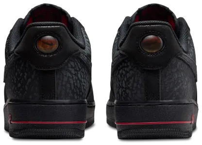 Nike Air Force 1 Low LE - Black/Tough Red/Dark Smoke Grey - Image 3
