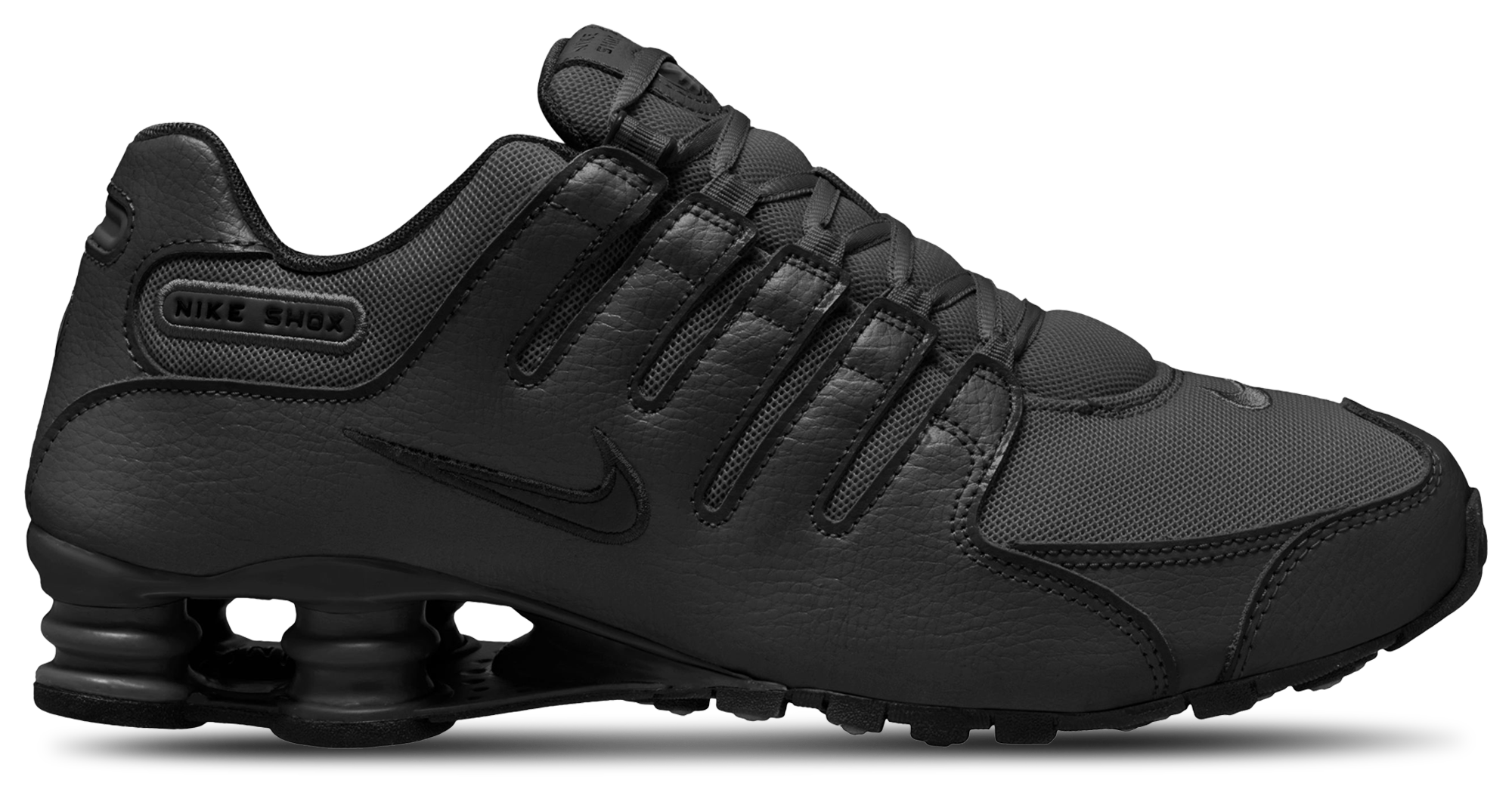 Nike Shox NZ - Black/Black/White - Image 1