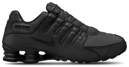 Nike Shox NZ - Black/Black/White - Image 1