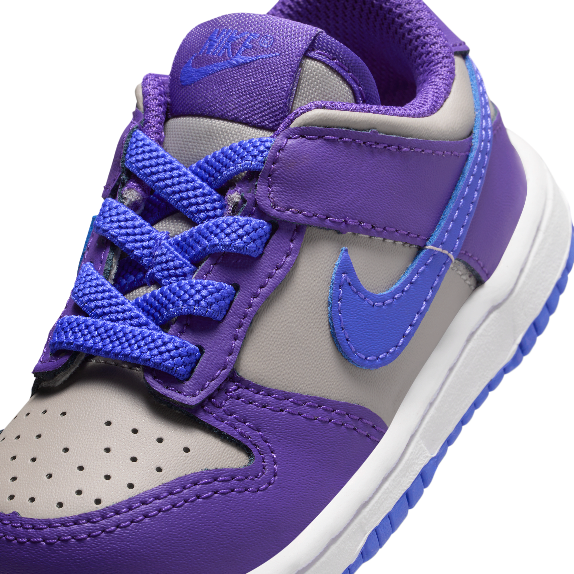 Nike Dunk Low 童款 - College Grey/Persian Violet/Wild Grape - Image 7