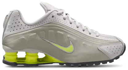 Nike Shox R4 童款 - College Grey/Volt - Image 1