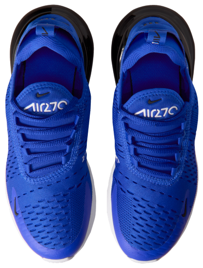 Nike Air Max 270 童款 - Racer Blue/Black/White - Image 4