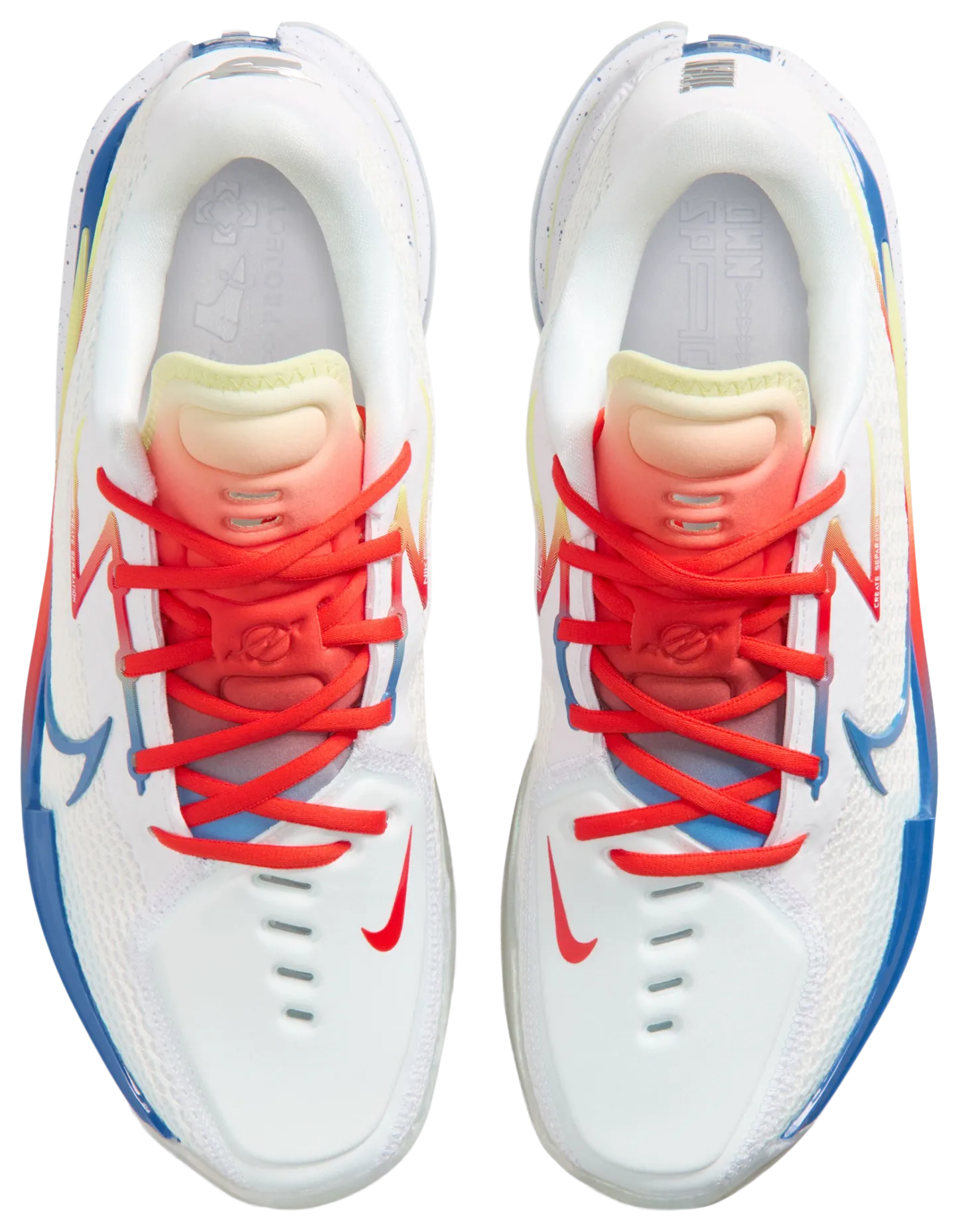 Nike G.T. Cut 1 - White/Chile Red/Blue - Image 4