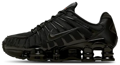 Nike Shox TL - Orange/Black/Black - Image 2