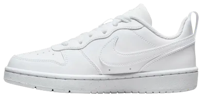 Nike Court Borough Low Recraft 童款 - White/White - Image 3