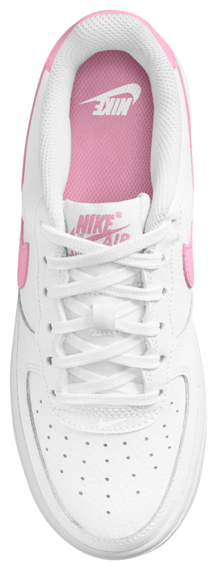 Nike Air Force 1 童款 - White/Pink - Image 3