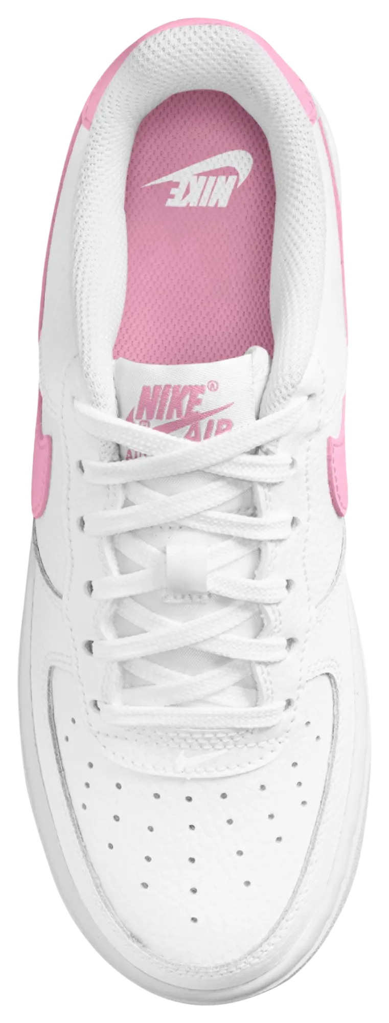 Nike Air Force 1 童款 - White/Pink - Image 3