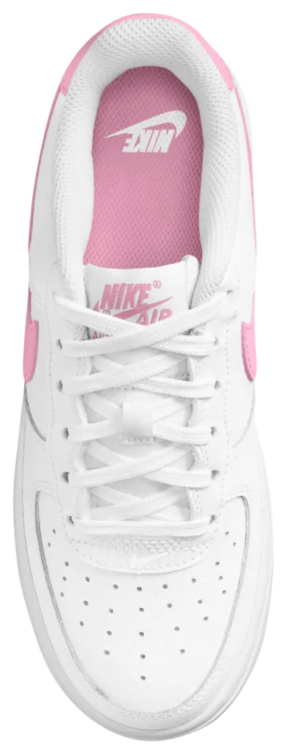 Nike Air Force 1 童款 - White/Pink - Image 3